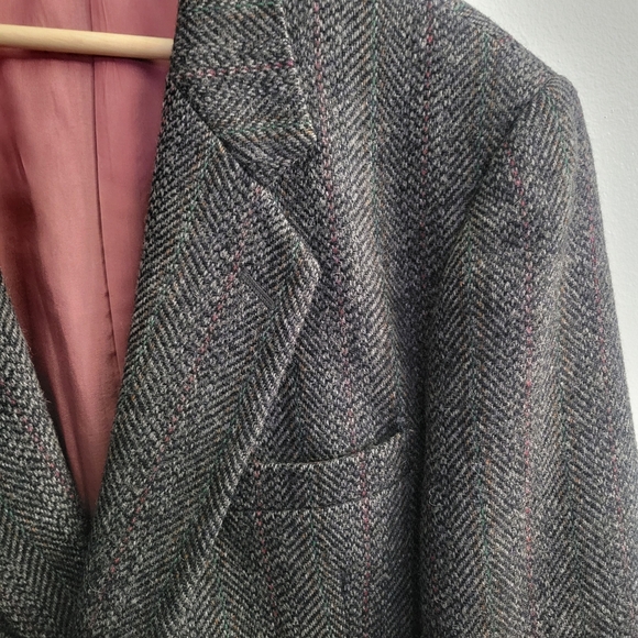 JACK FRASER Pure Virgin Wool Men's Blazer Made In Canada Size 44 - Picture 8 of 10